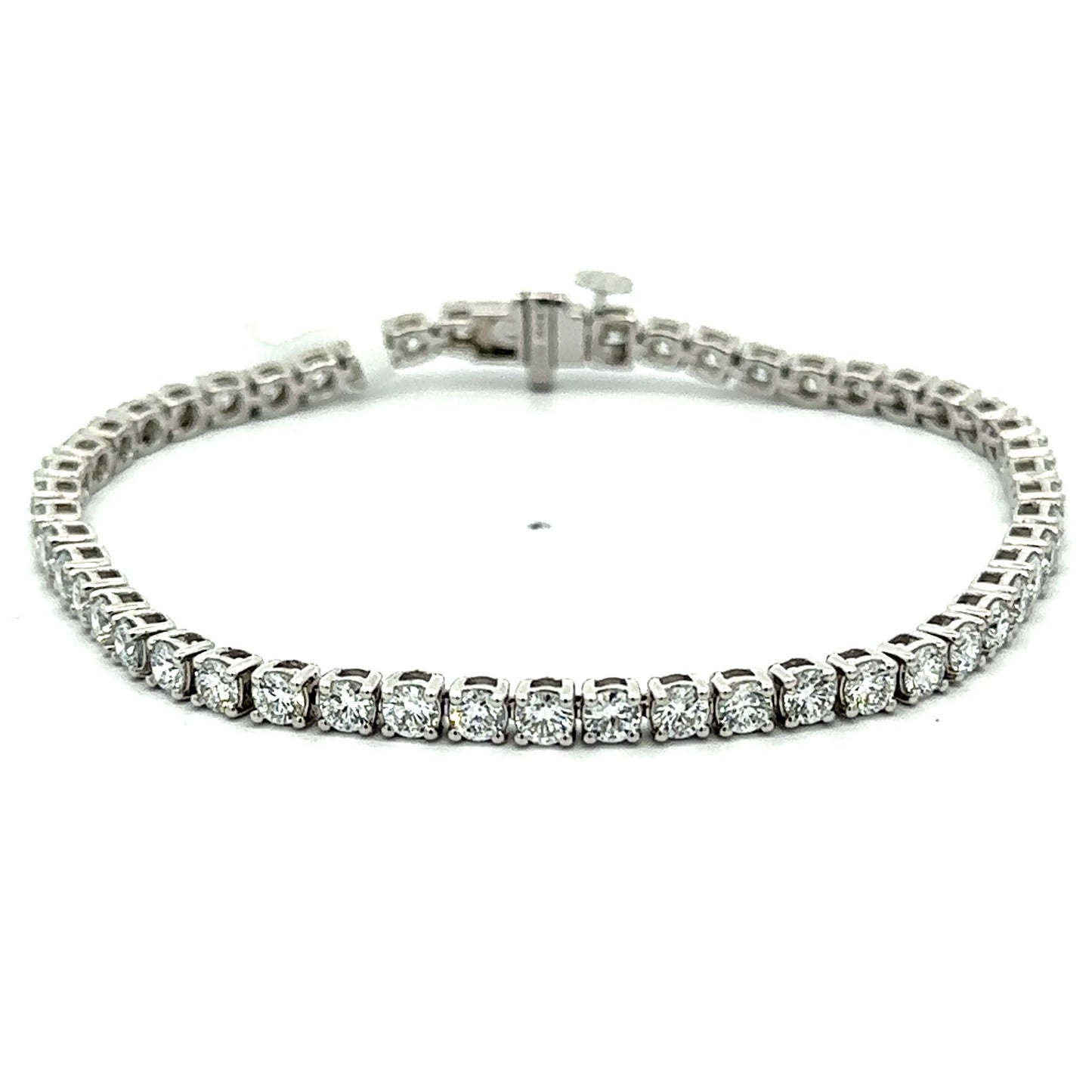 5.00 CTW Lab Grown Diamond Tennis Bracelet in 14K White Gold