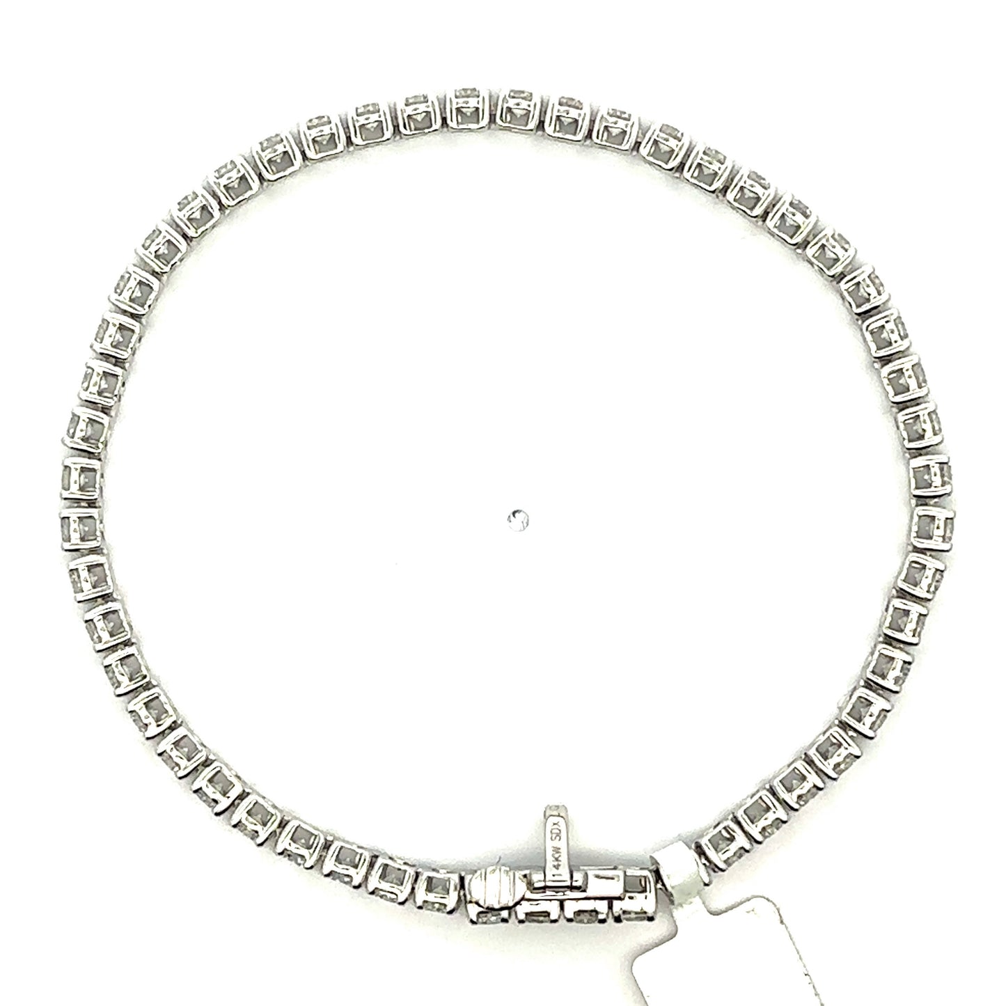 5.00 CTW Lab Grown Diamond Tennis Bracelet in 14K White Gold