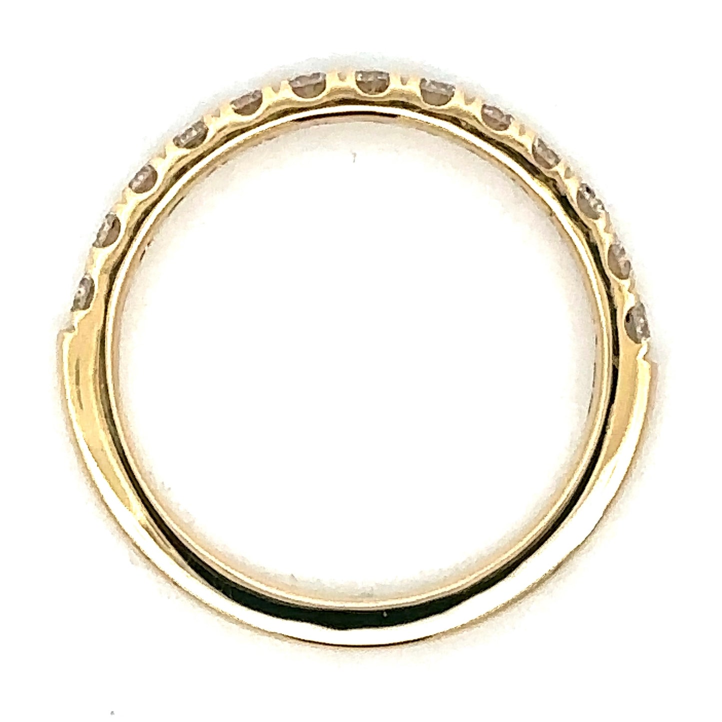 0.61 CTW Lab Grown Diamond Ring in 14K Yellow Gold