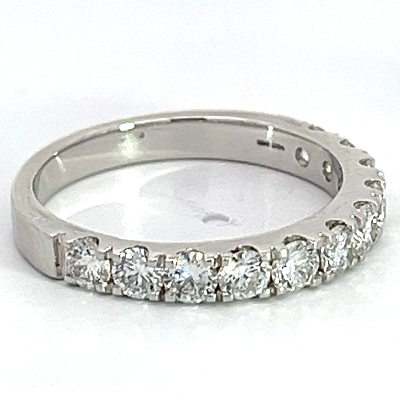 1.00 CTW Lab Grown Diamond White Gold Band