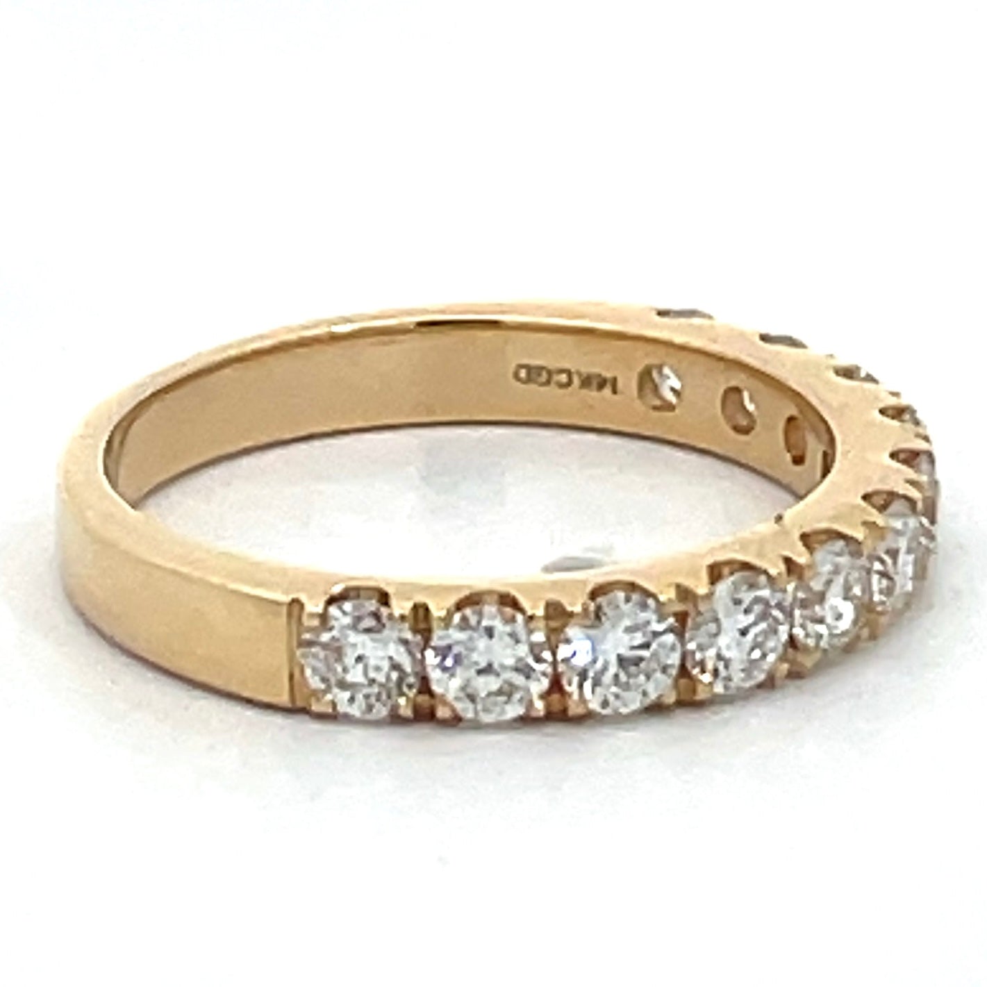.99 CTW Lab Grown Diamond Band 14K Yellow Gold