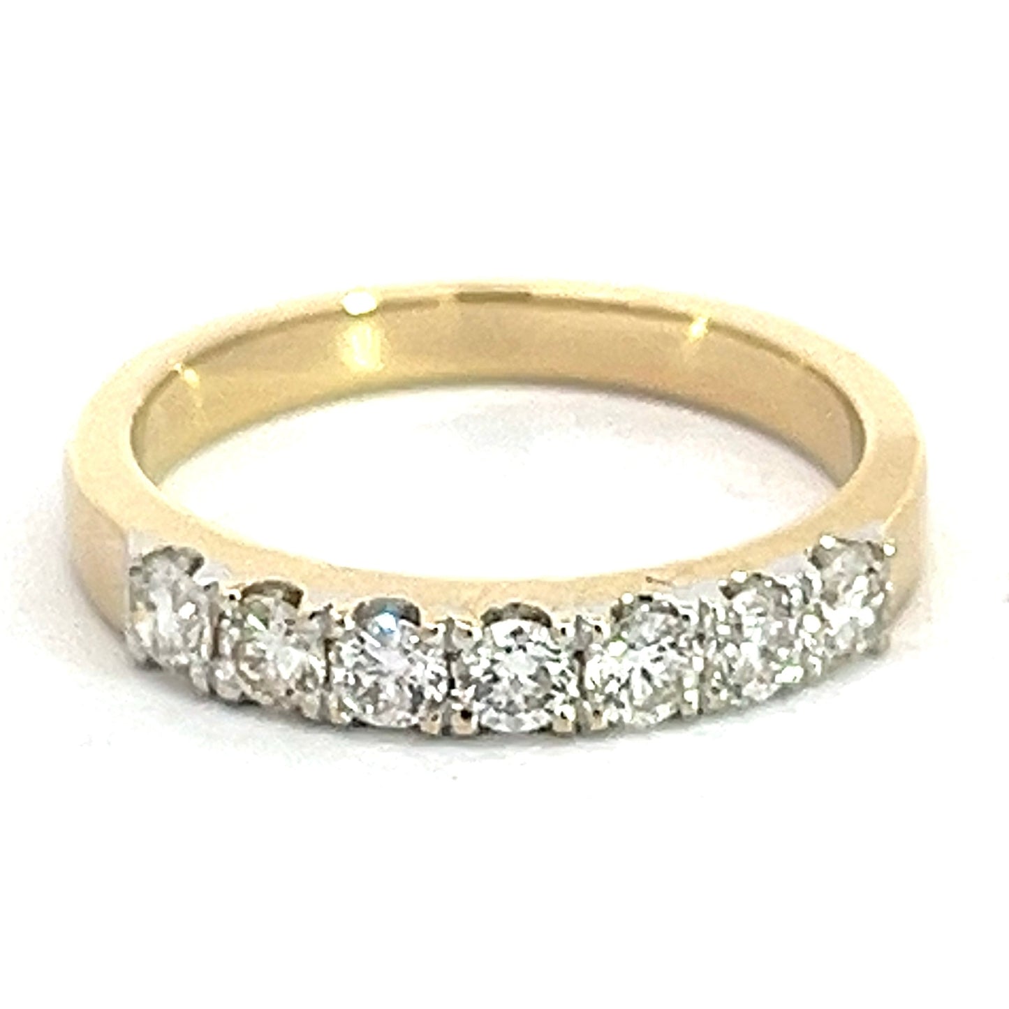1.11 CTW Round Lab Grown Diamond Wedding Set