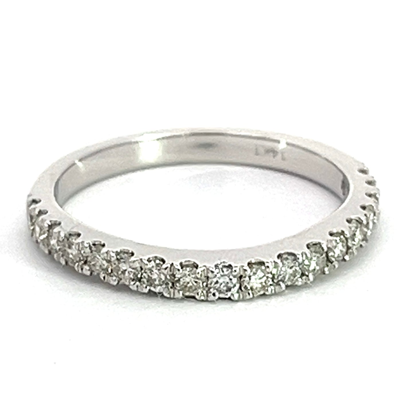 2.75 CTW Round Lab Grown Diamond White Gold Wedding Set