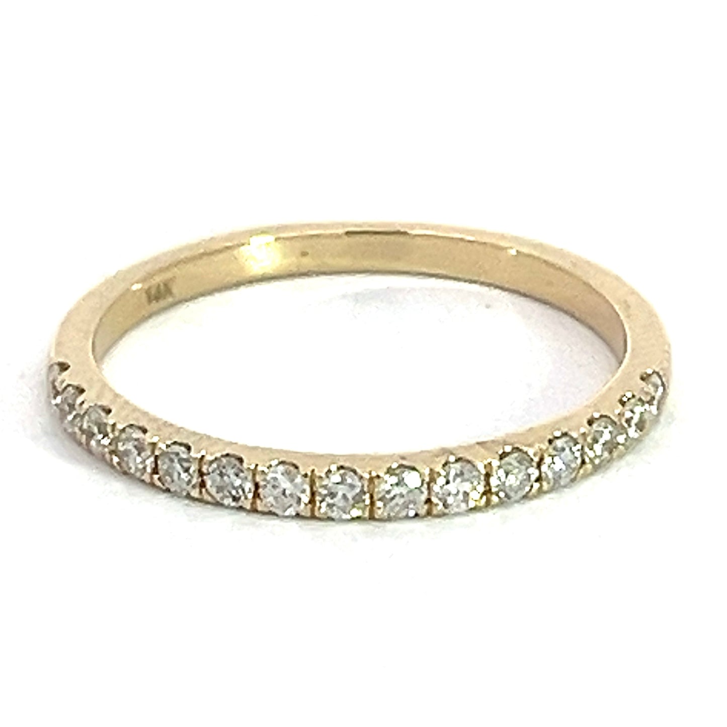 Oval Wedding Set Mounting in Yellow Gold